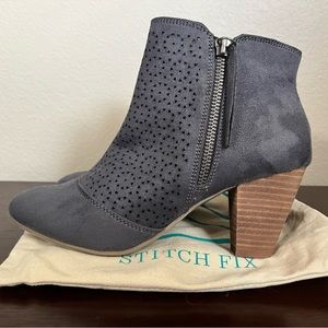 NWT Report Steel Gray Booties